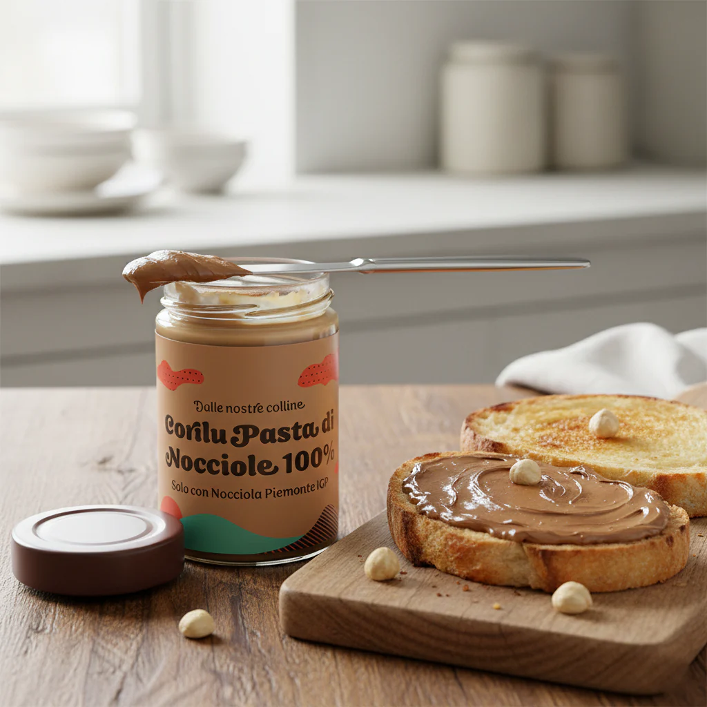 100% Pure Piedmont Hazelnut Spread IGP - Image 5