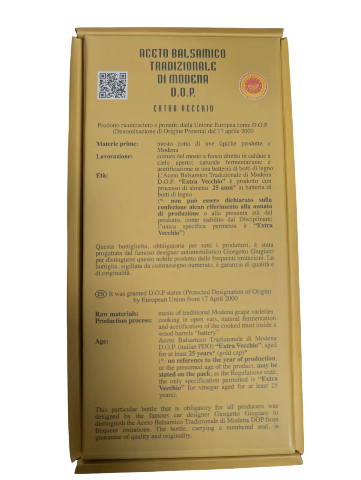 25 Year Extravecchio Traditional Balsamic Vinegar of Modena DOP - Image 10