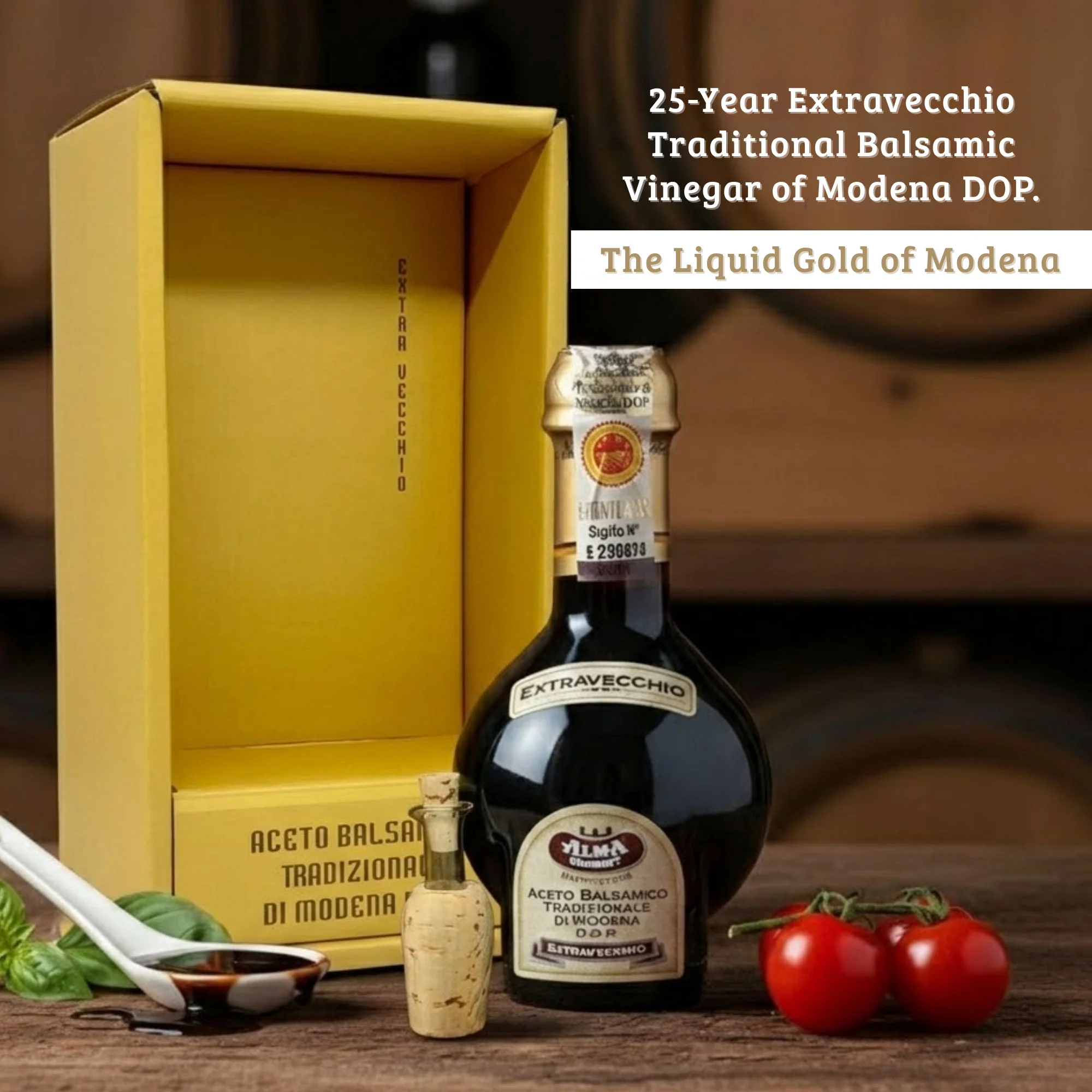 25 Year Extravecchio Traditional Balsamic Vinegar of Modena DOP - Image 6