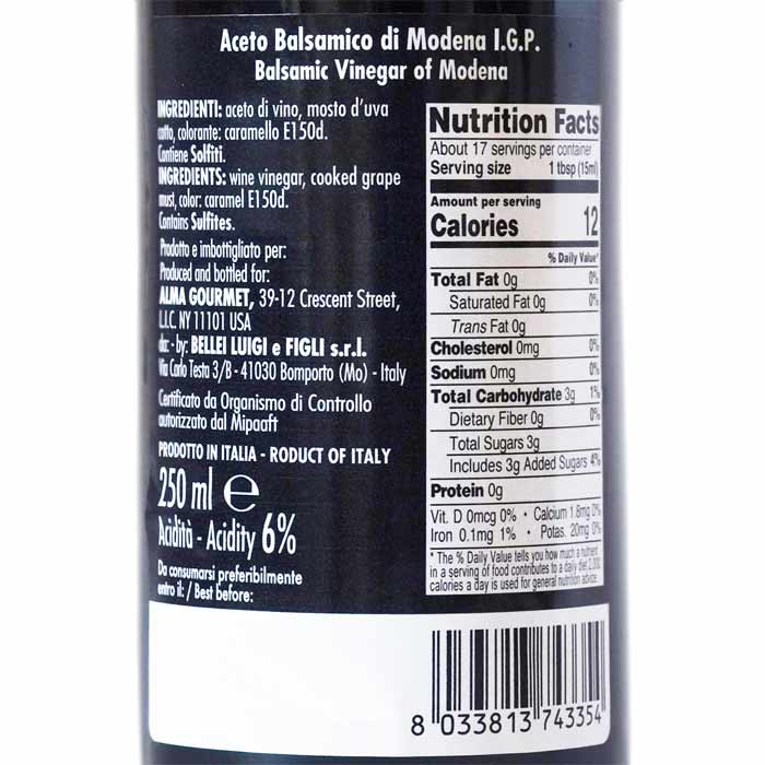 Alma Gourmet Balsamic Vinegar of Modena IGP - Image 2
