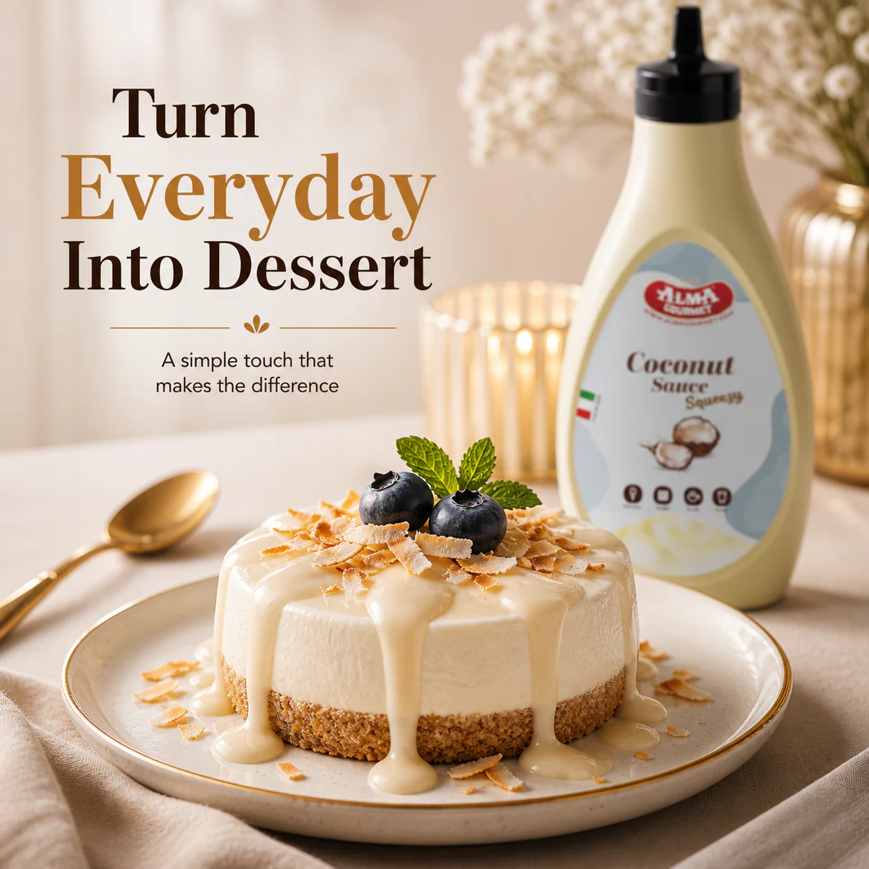 Alma Gourmet Coconut Topping Sauce 500g - Image 7
