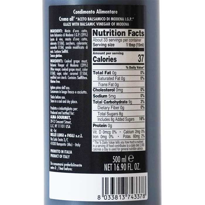 Alma Gourmet Glaze with Balsamic Vinegar of Modena IGP - Image 2