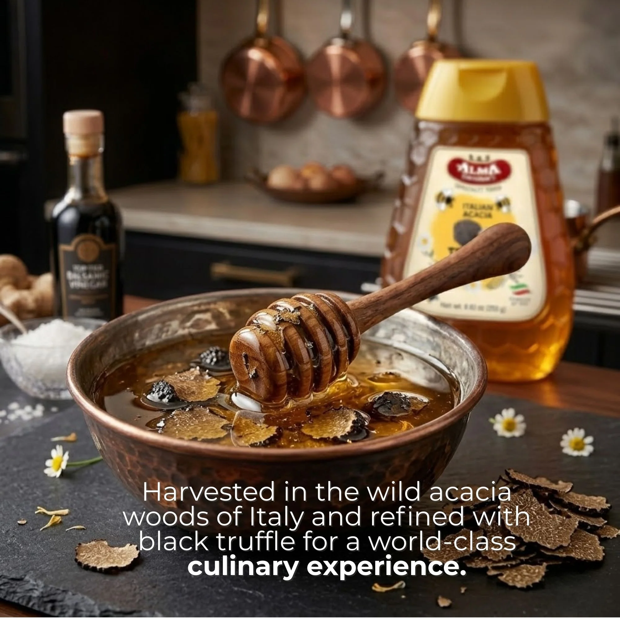 Alma Gourmet Italian Truffle Acacia Honey Squeezer - Image 6