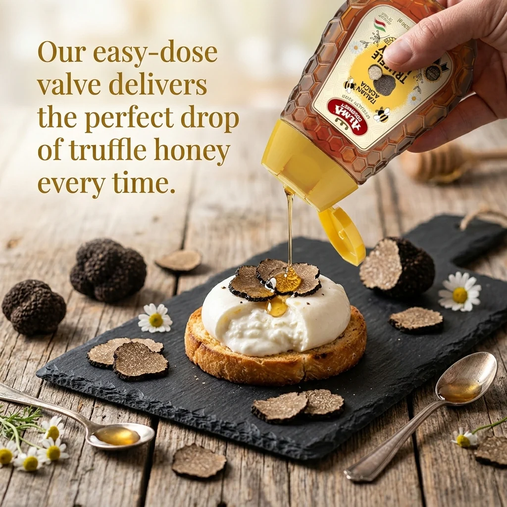 Alma Gourmet Italian Truffle Acacia Honey Squeezer - Image 7