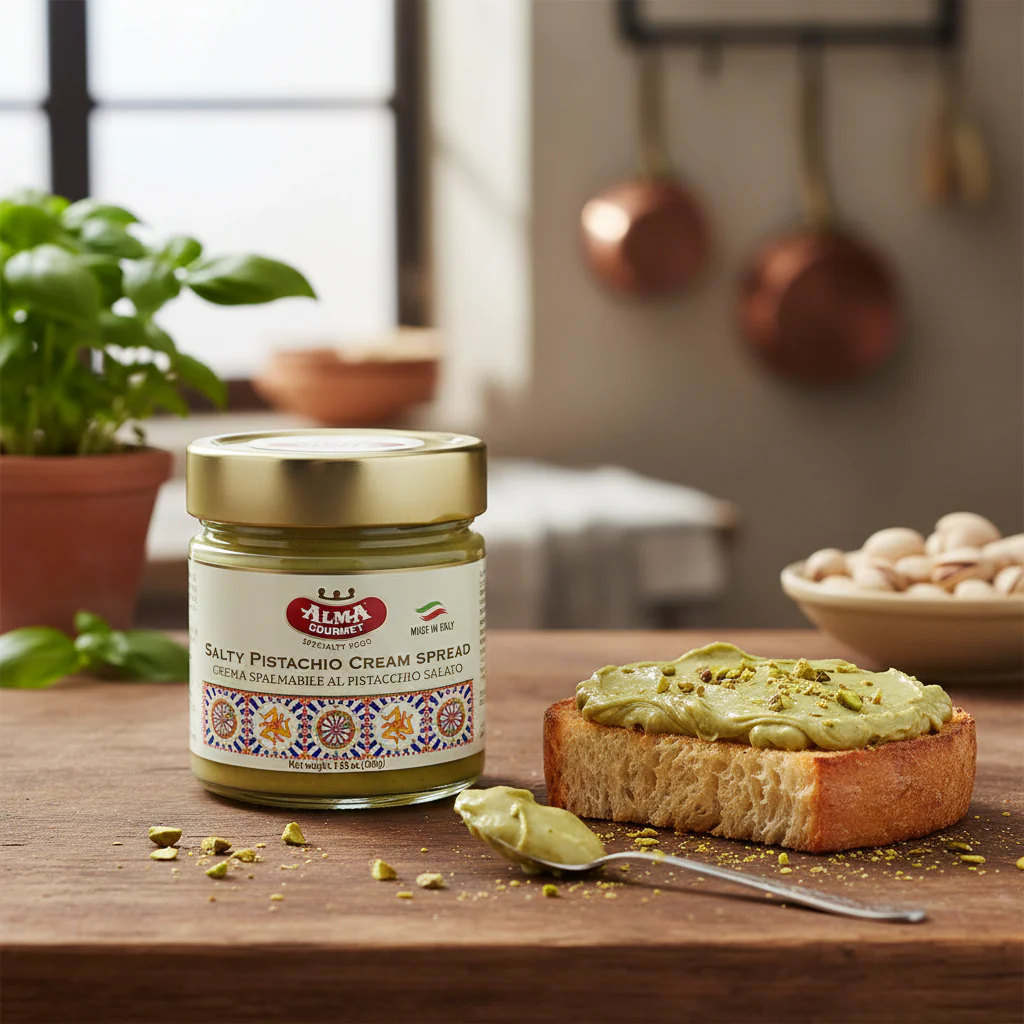 Alma Gourmet Salty Pistachio Cream Spread - Image 3
