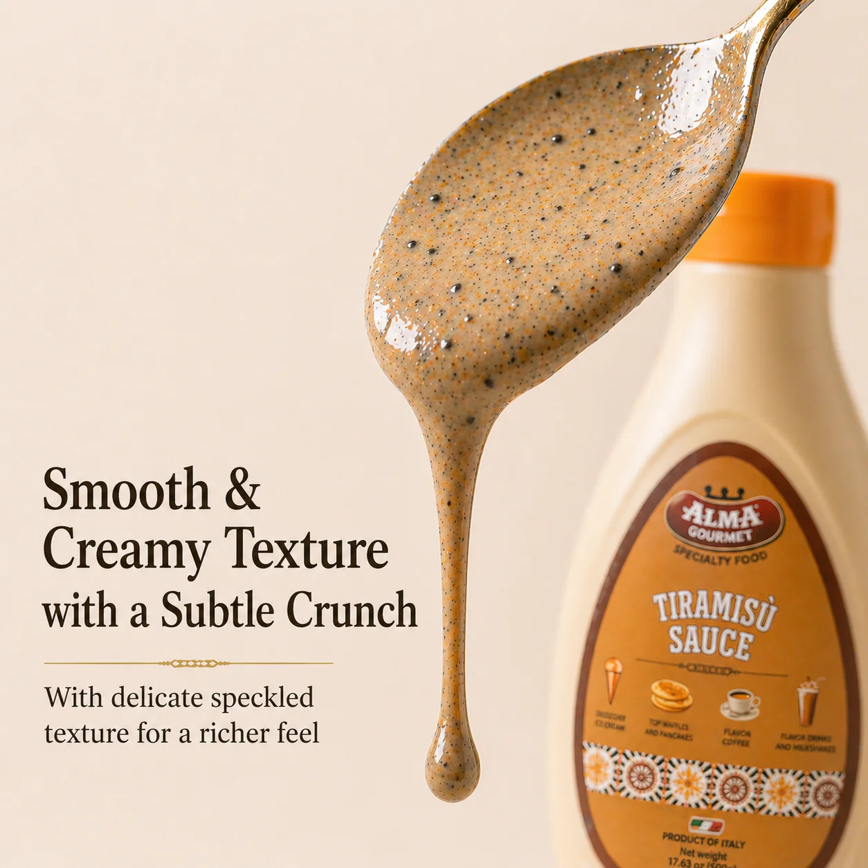 Alma Gourmet Tiramisu Topping Sauce 500g - Image 5
