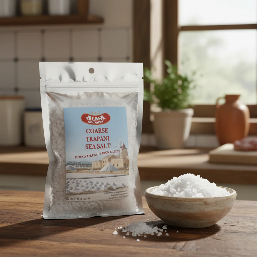 Alma Gourmet Trapani Sea Salt Coarse 1lb - Image 2