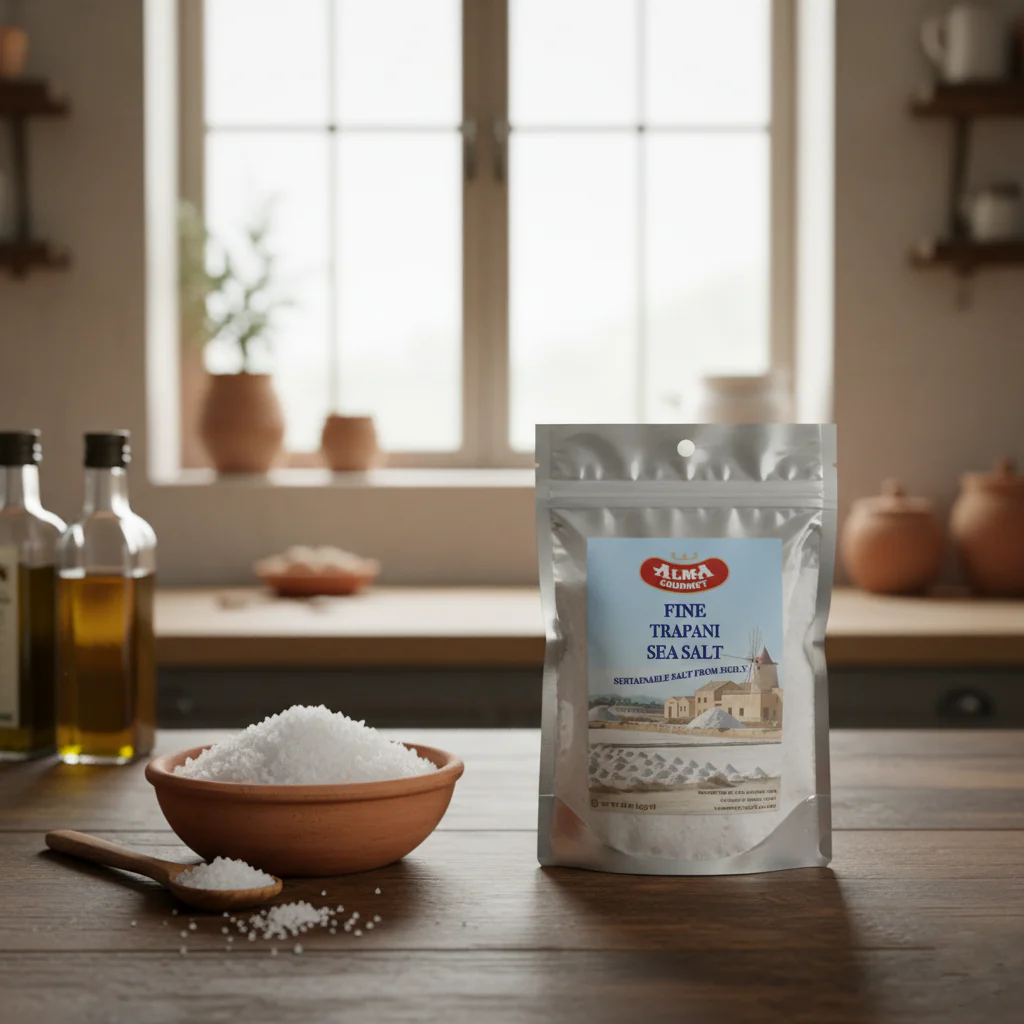 Alma Gourmet Trapani Sea Salt Fine 1lb - Image 2