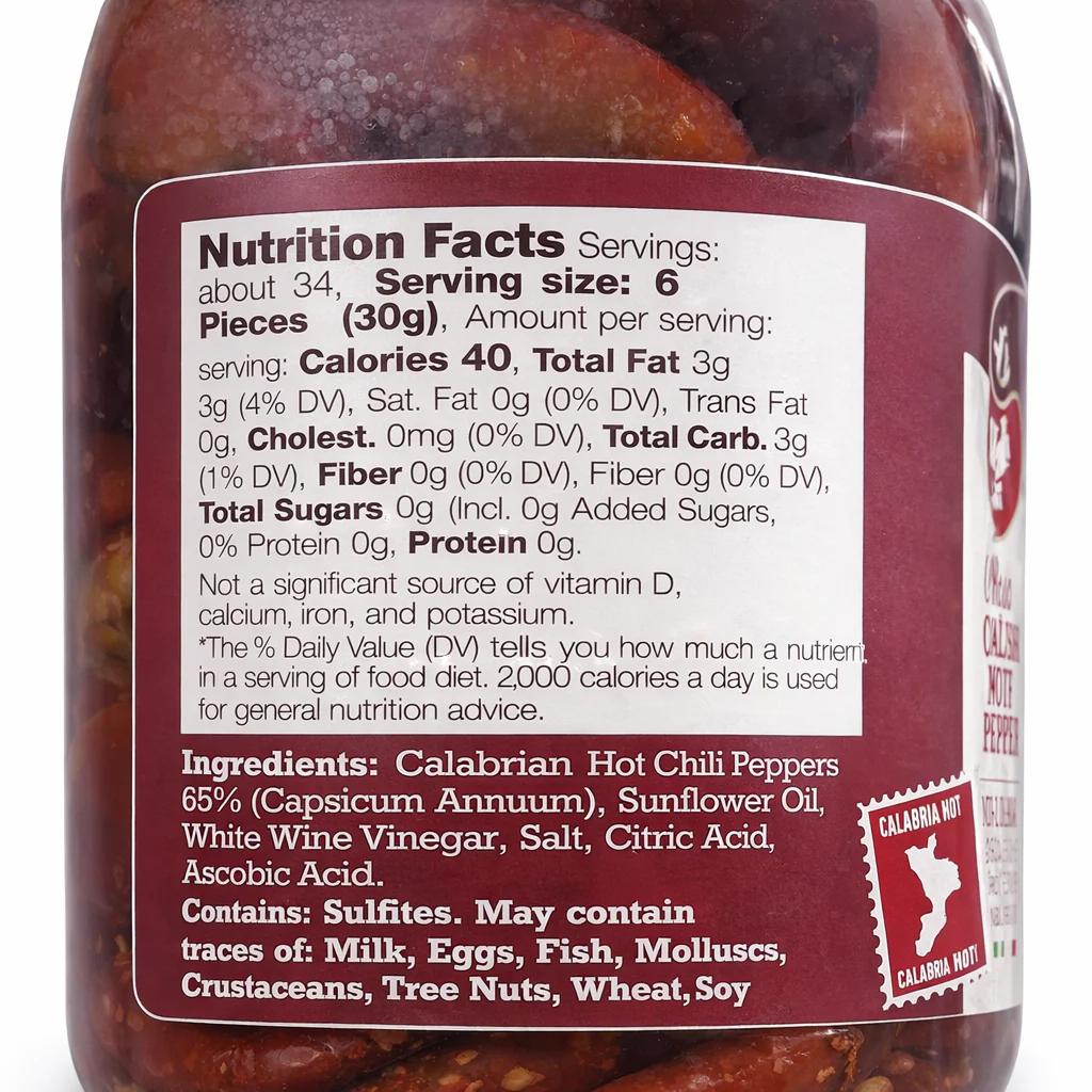 Alma Gourmet Whole Calabrian Hot Chili Peppers In Oil 1kg - Image 7