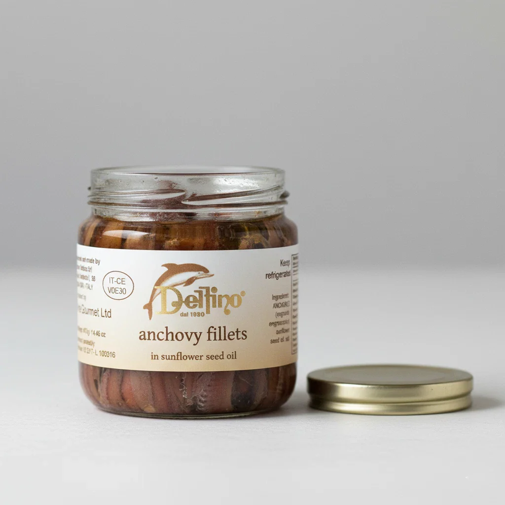 Anchovies Fillet in Oil Delfino Battista from Cetara - Image 3