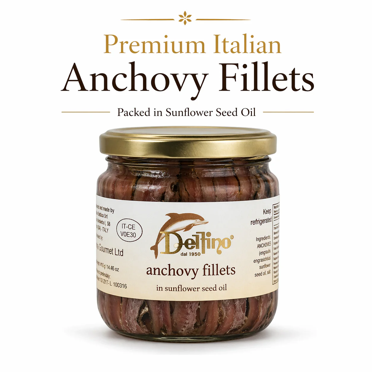 Anchovies Fillet in Oil Delfino Battista from Cetara - Image 4