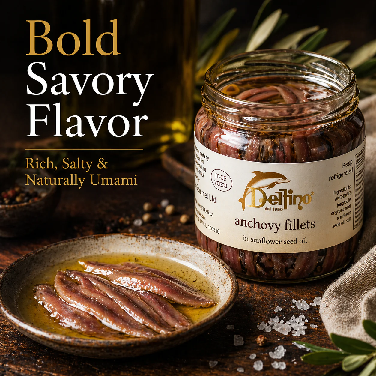 Anchovies Fillet in Oil Delfino Battista from Cetara - Image 6