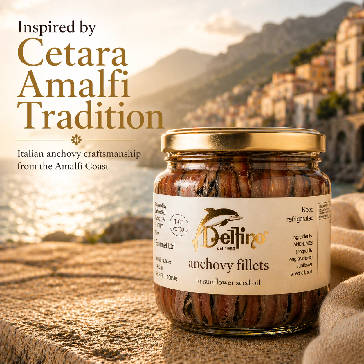 Anchovies Fillet in Oil Delfino Battista from Cetara - Image 9
