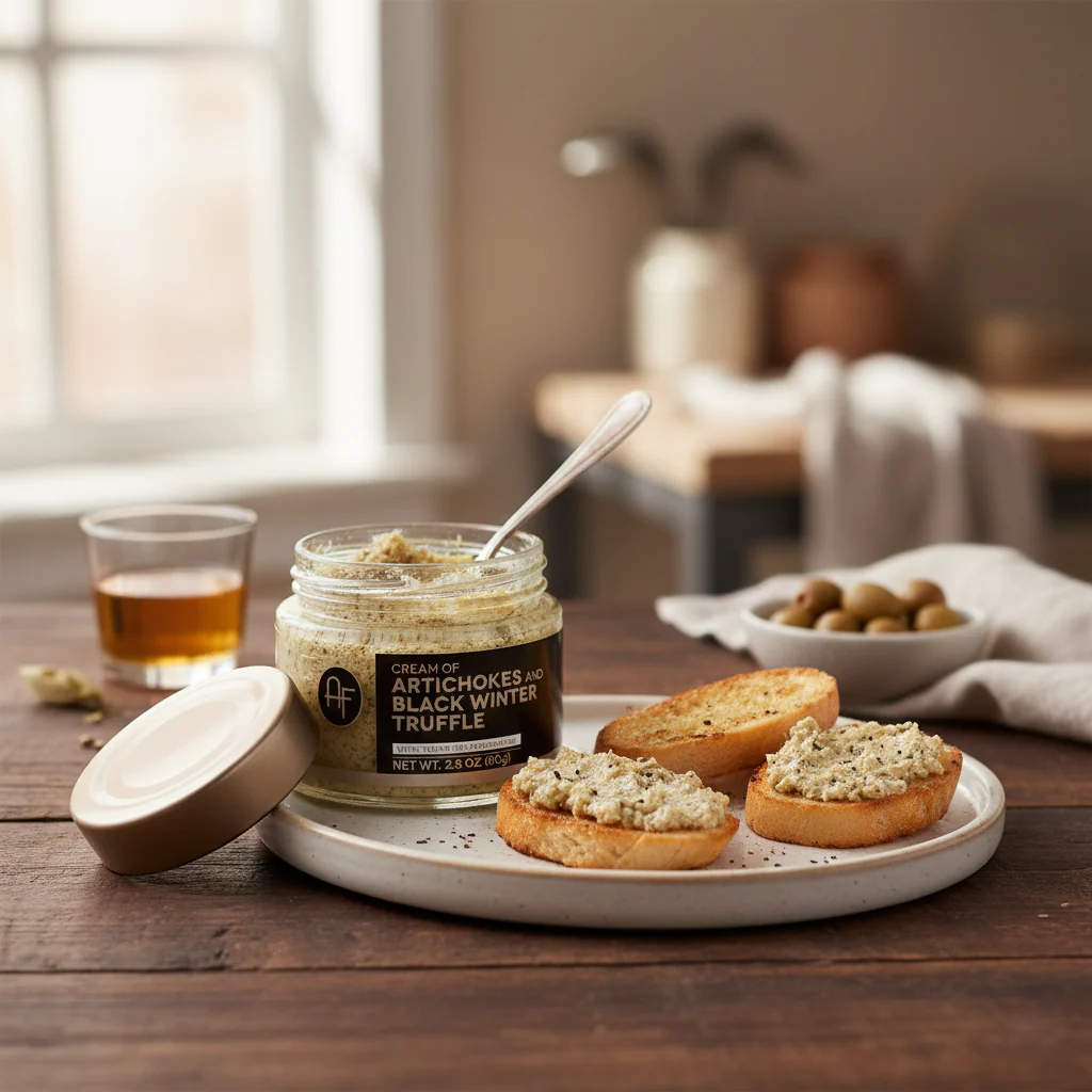 Appennino Food Artichokes and Prized Black Truffle Spread - Image 3