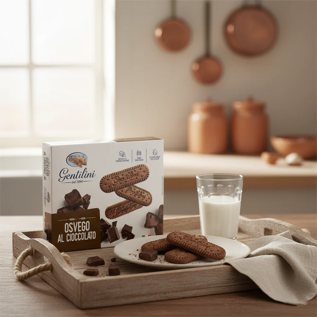 Biscotti Gentilini Osvego Al Cioccolato Box - Image 3