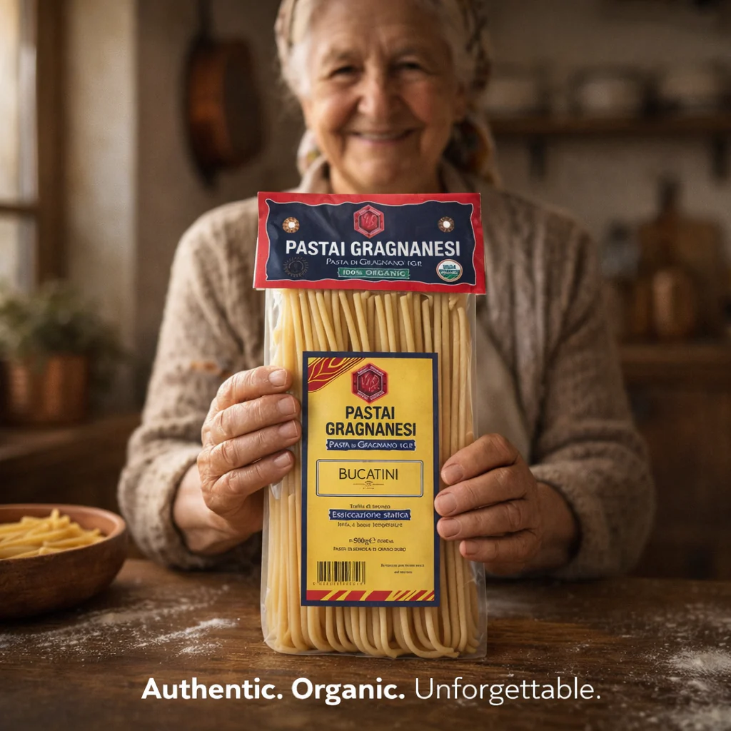 Bucatini Italian Pasta di Gragnano Organic IGP - Image 3
