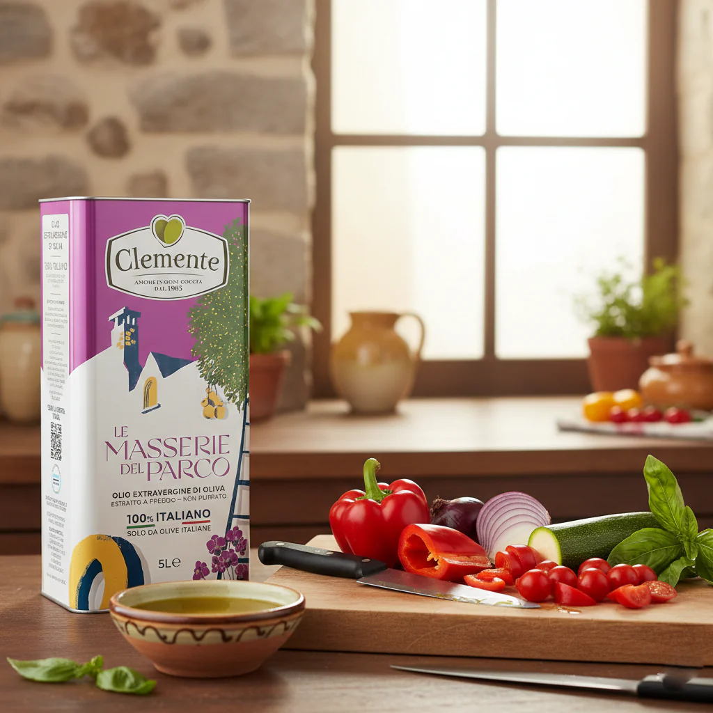 Clemente Le Masserie del Parco 100% Italian Extra Virgin Olive Oil - Image 2