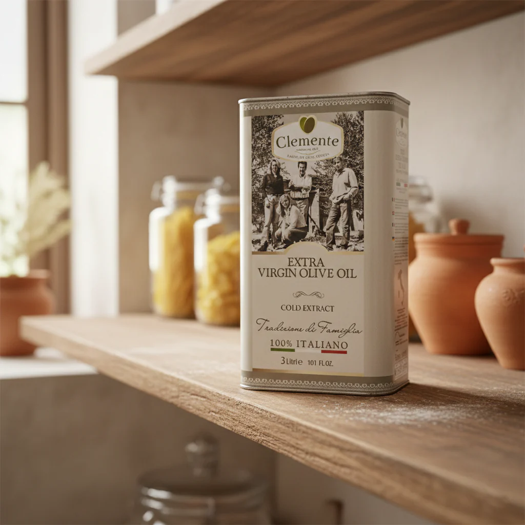 Clemente Tradizione di Famiglia 100% Italian Extra Virgin Olive Oil - Image 3