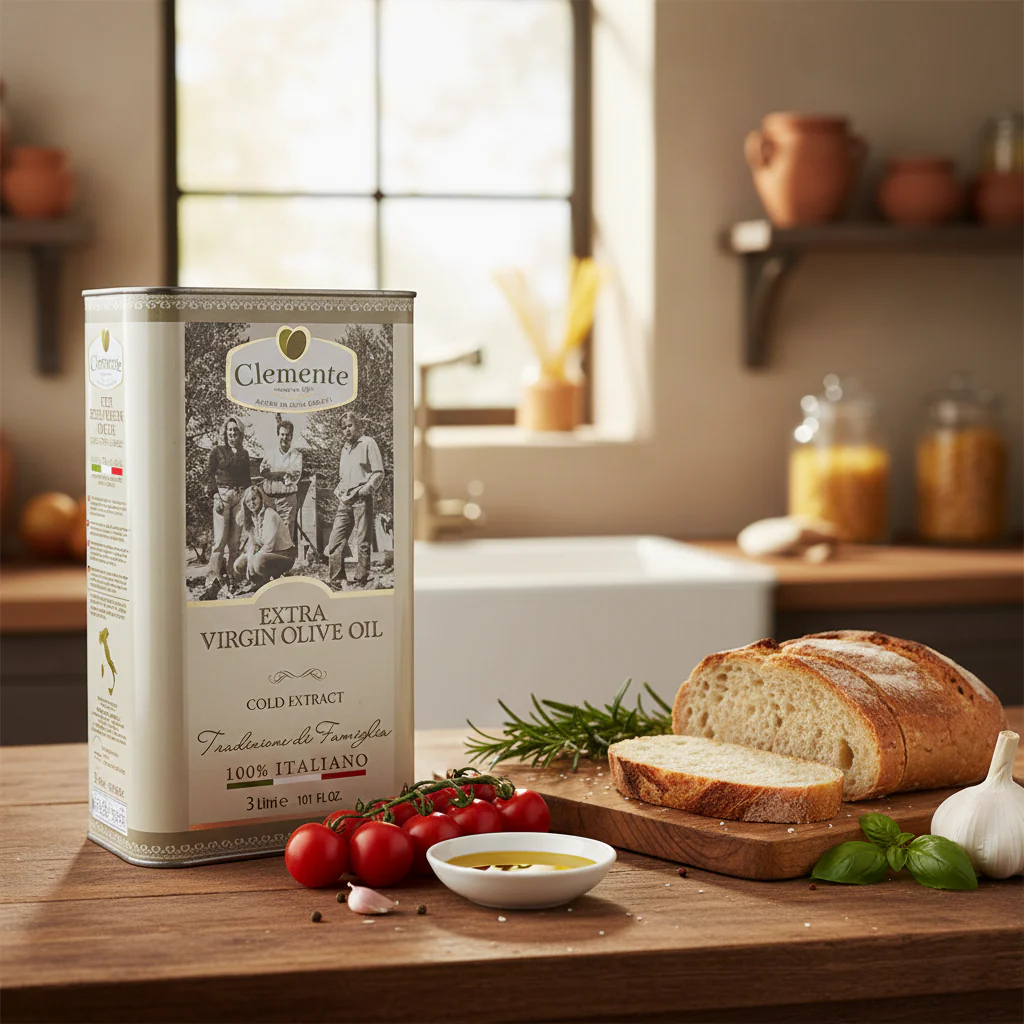 Clemente Tradizione di Famiglia 100% Italian Extra Virgin Olive Oil - Image 4