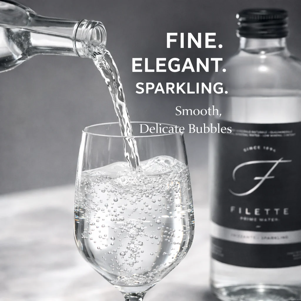 Filette Prime Water in Glass Bottle 16 Fl Oz - Sparkling - Case of 12 - Image 5
