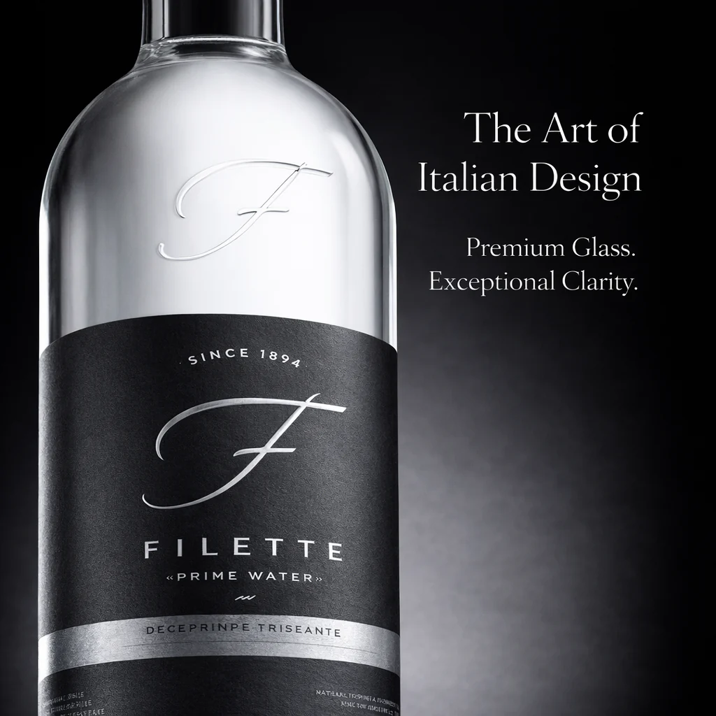 Filette Prime Water in Glass Bottle 25 Fl Oz - Sparkling - Case of 12 - Image 7