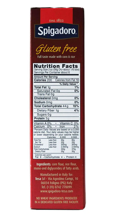 Gluten-Free Fusilli Spigadoro 12oz - Image 3