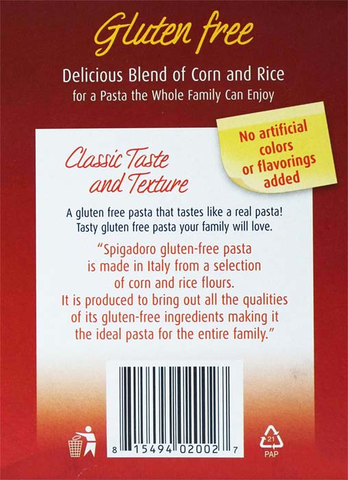 Gluten-Free Fusilli Spigadoro 12oz - Image 4