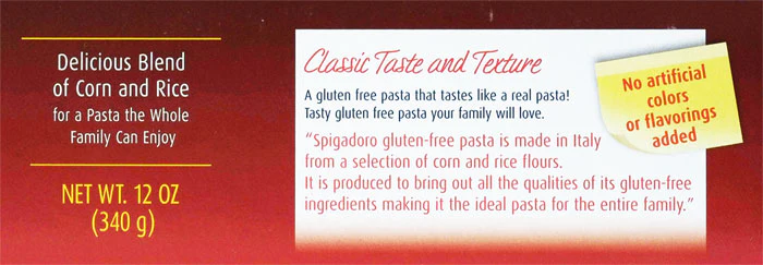 Gluten-Free Spaghetti Spigadoro 12oz - Image 4