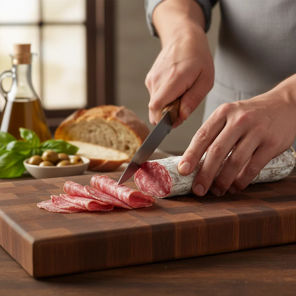 Golfera Nostrano Salami 2lb (0.9kg) - Image 5