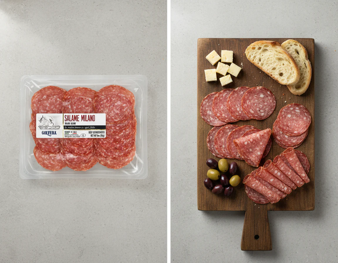 Golfera - Pre-sliced Milano Salami 3oz (85g) - Image 4