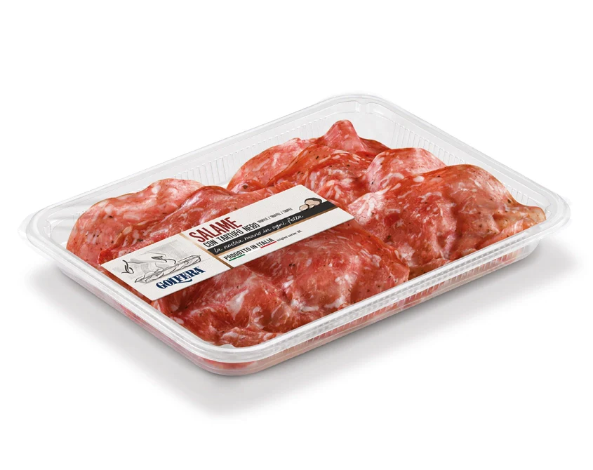 Golfera - Pre-sliced Nostrano Salame with Black Truffle 3oz (85g) - Image 2