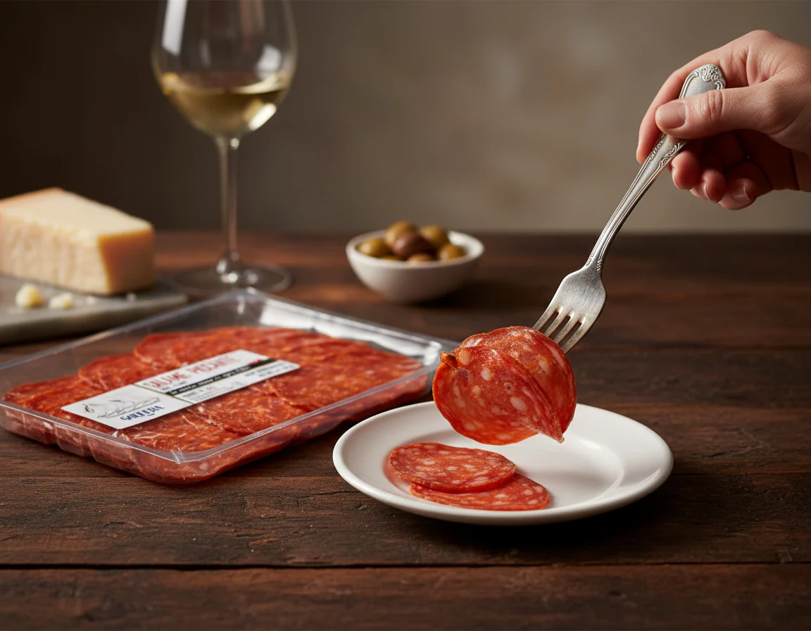 Golfera - Pre-sliced Spicy Salami 3oz (85g) - Image 2