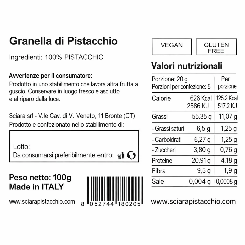 Chopped Pistachio Jar 100gr - Image 9