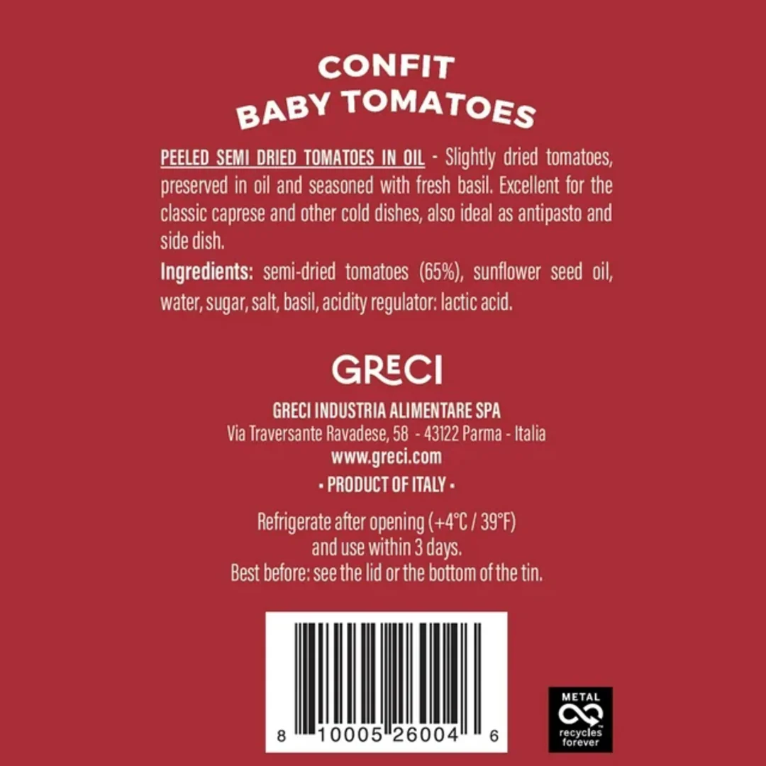 Greci - Confit Baby Tomatoes 1lb - Image 3