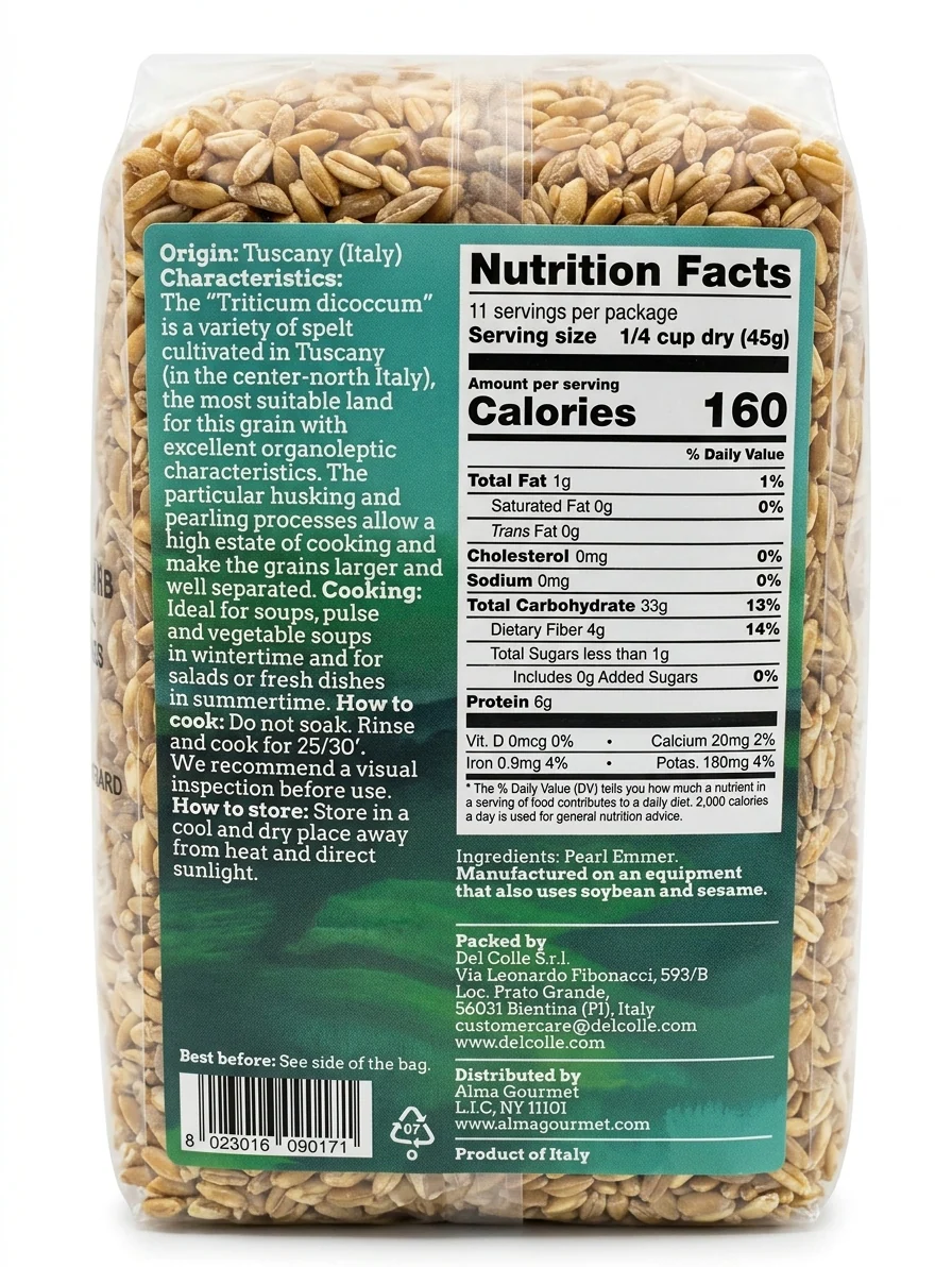 Italian Farro of Tuscany - 1.1 lb - Image 9