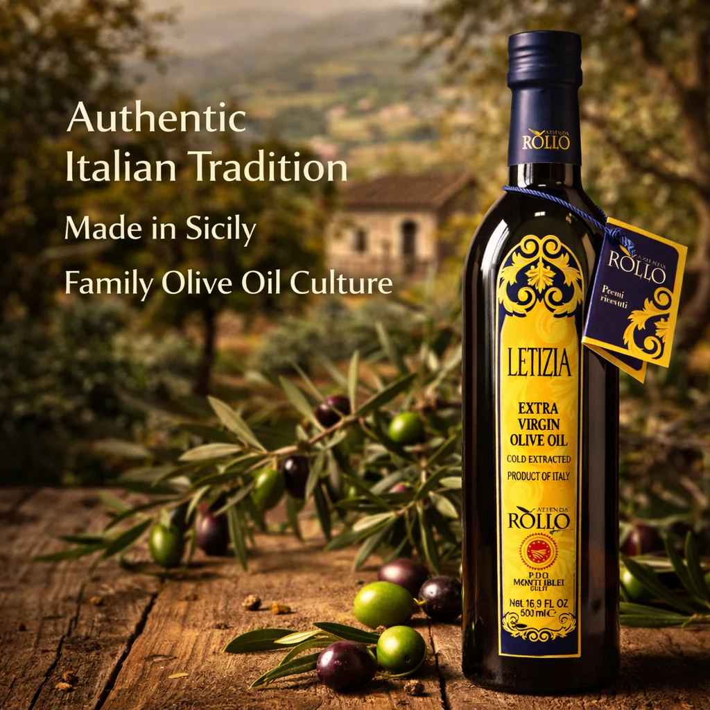 Letizia Monti Iblei D.O.P. Extra Virgin Olive Oil - Image 7