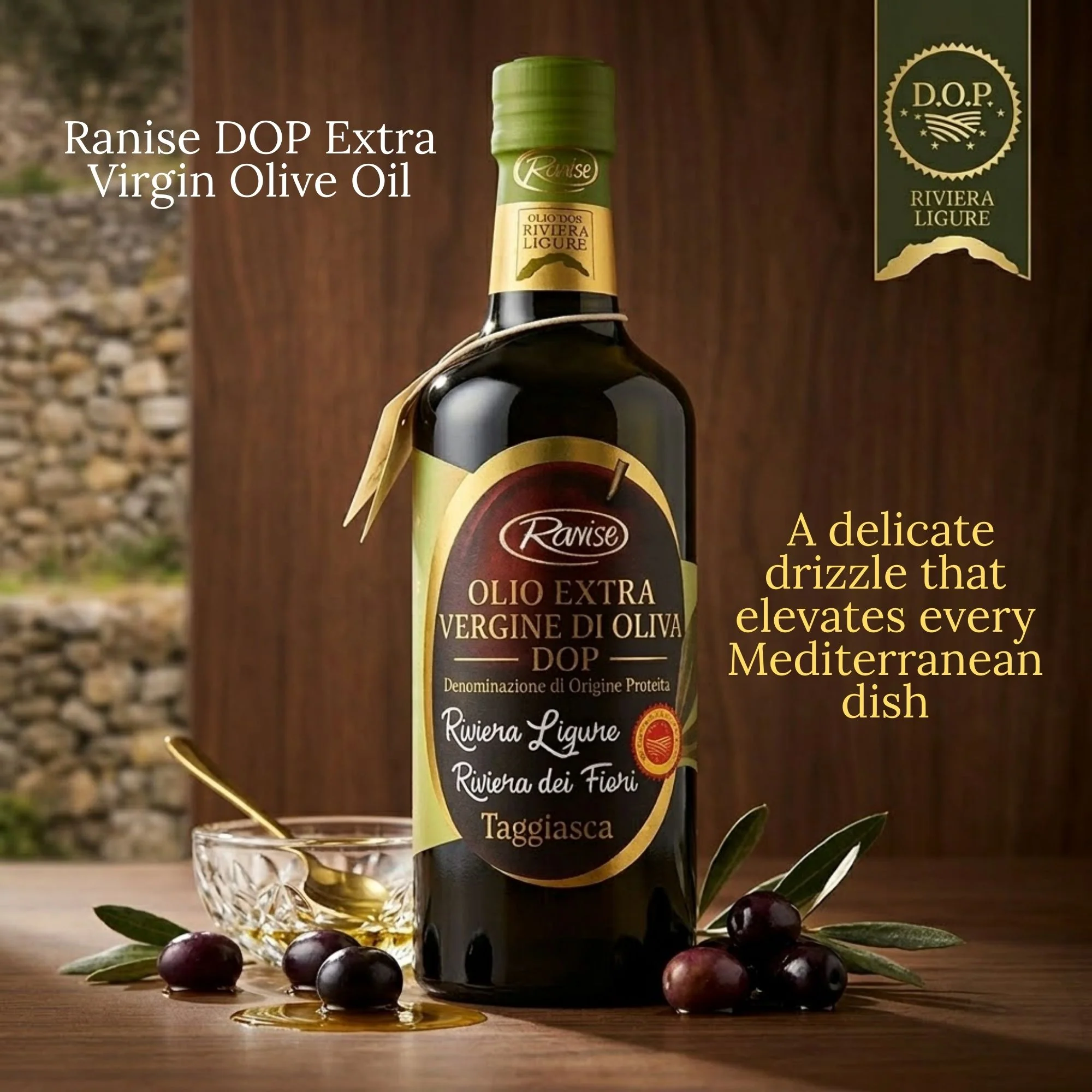 Ligurian Riviera D.O.P. Extra Virgin Olive Oil - Image 3