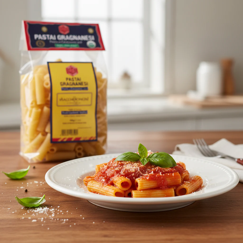 Maccheroncini Pastai Gragnanesi - Pasta di Gragnano IGP - Italian Organic Pasta - Image 3