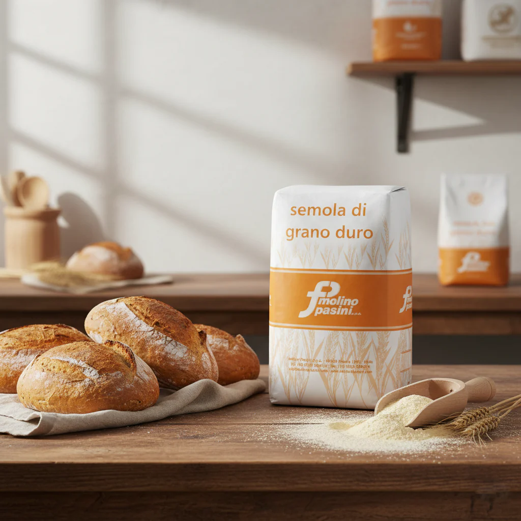 Molino Pasini Durum Semola Flour - Image 4