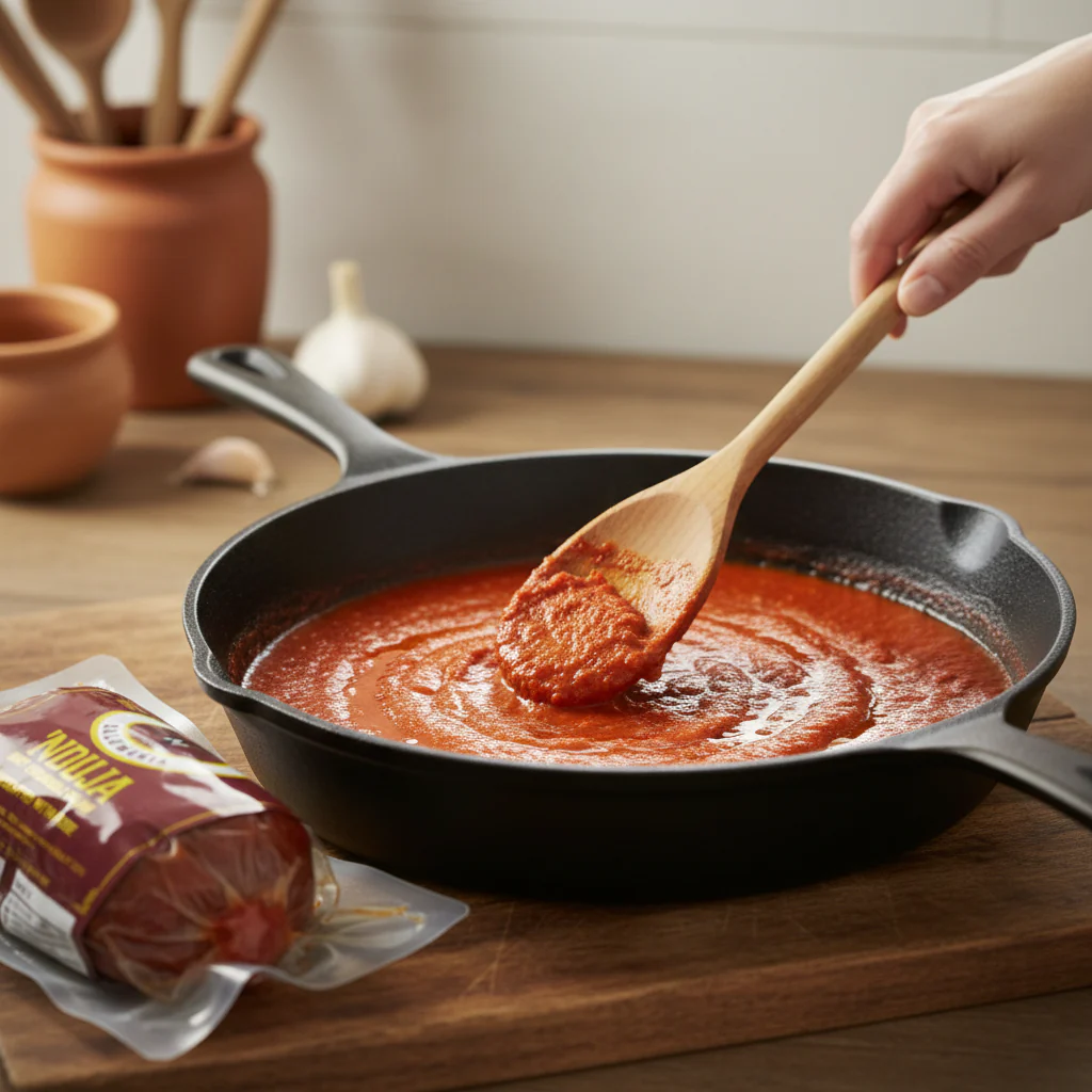 Nduja Hot Spreadable Salami 6.53oz - Image 3