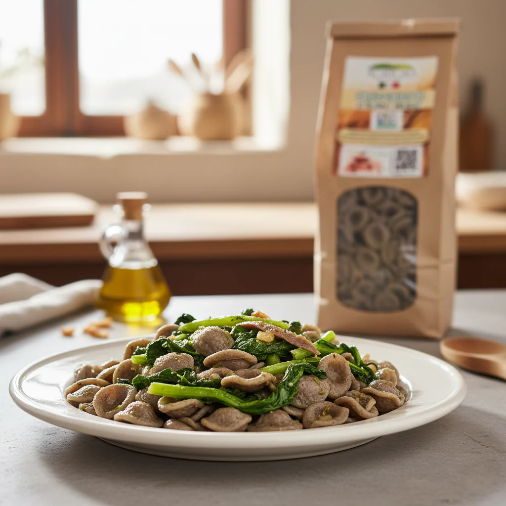 Burnt Wheat Orecchiette - Pasta di Grano Arso - Image 4