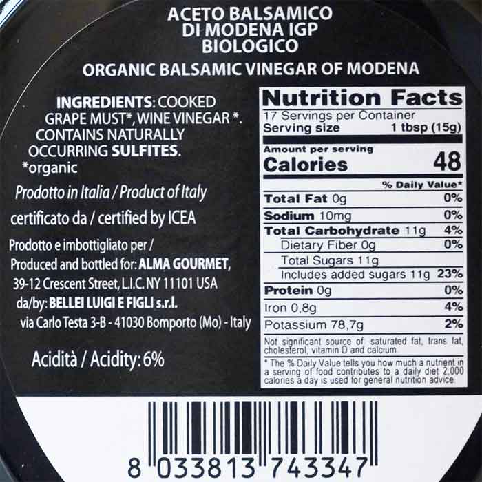 Organic Balsamic Vinegar of Modena IGP-Super Dense - Image 4