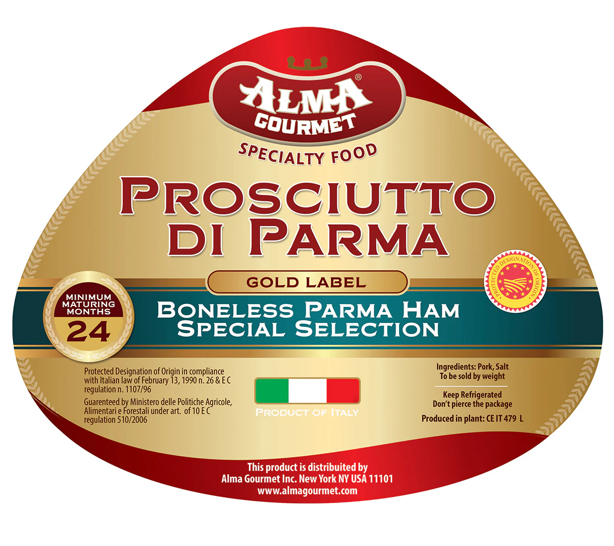 Prosciutto di Parma 24 Months Gold Label Boneless DOP - Image 4