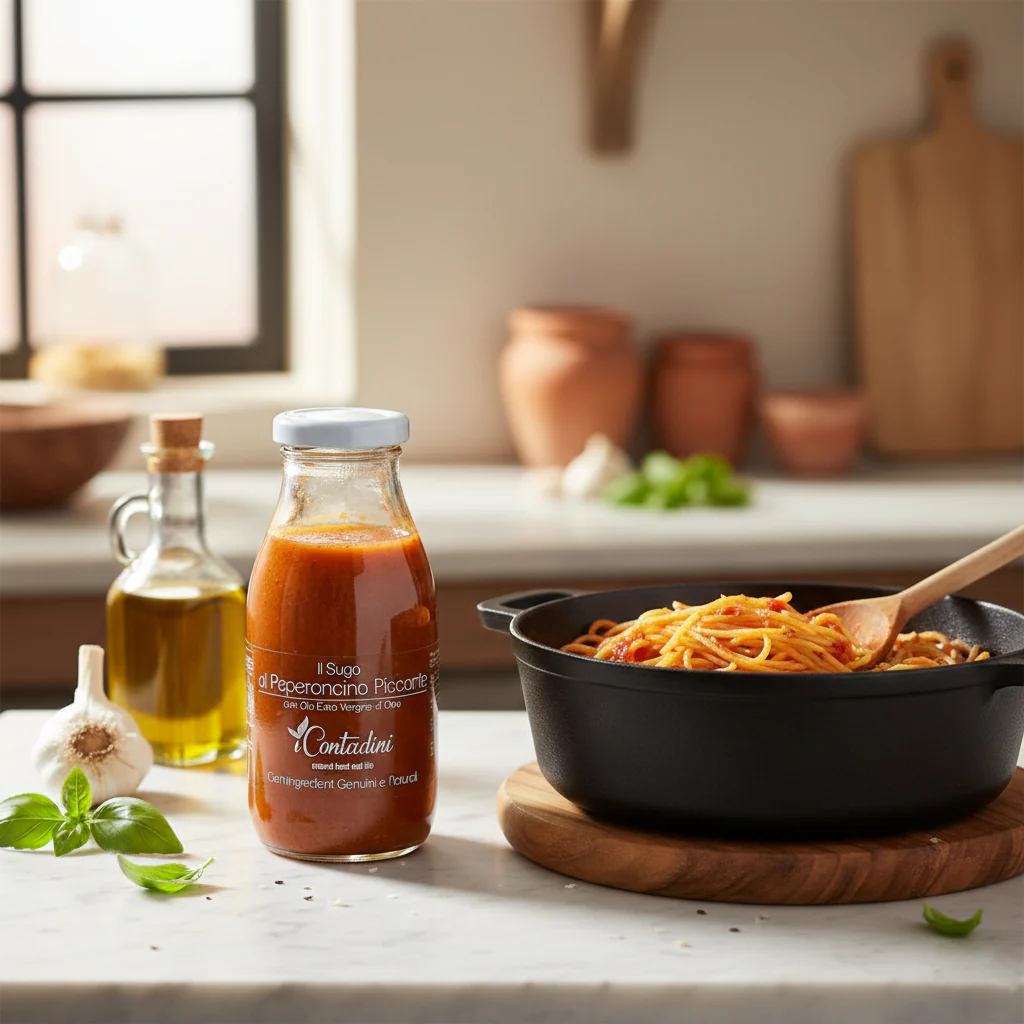 Ready Tomato Sauce with Chili Pepper - Image 3