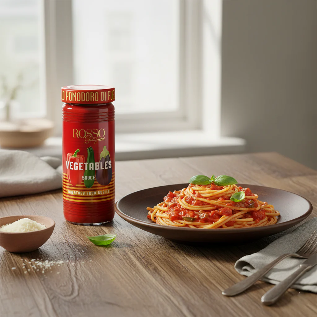 Rosso Gargano Ready to Eat Tomato Sauce with Vegetables - Image 3