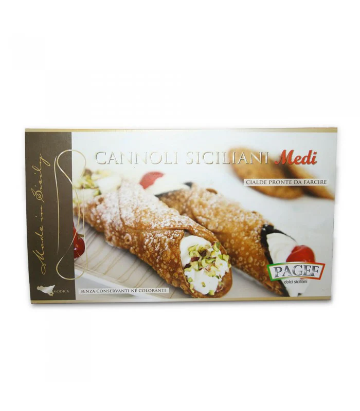 Large Sicilian Cannoli Shells Tray - 12 Pieces - Image 3