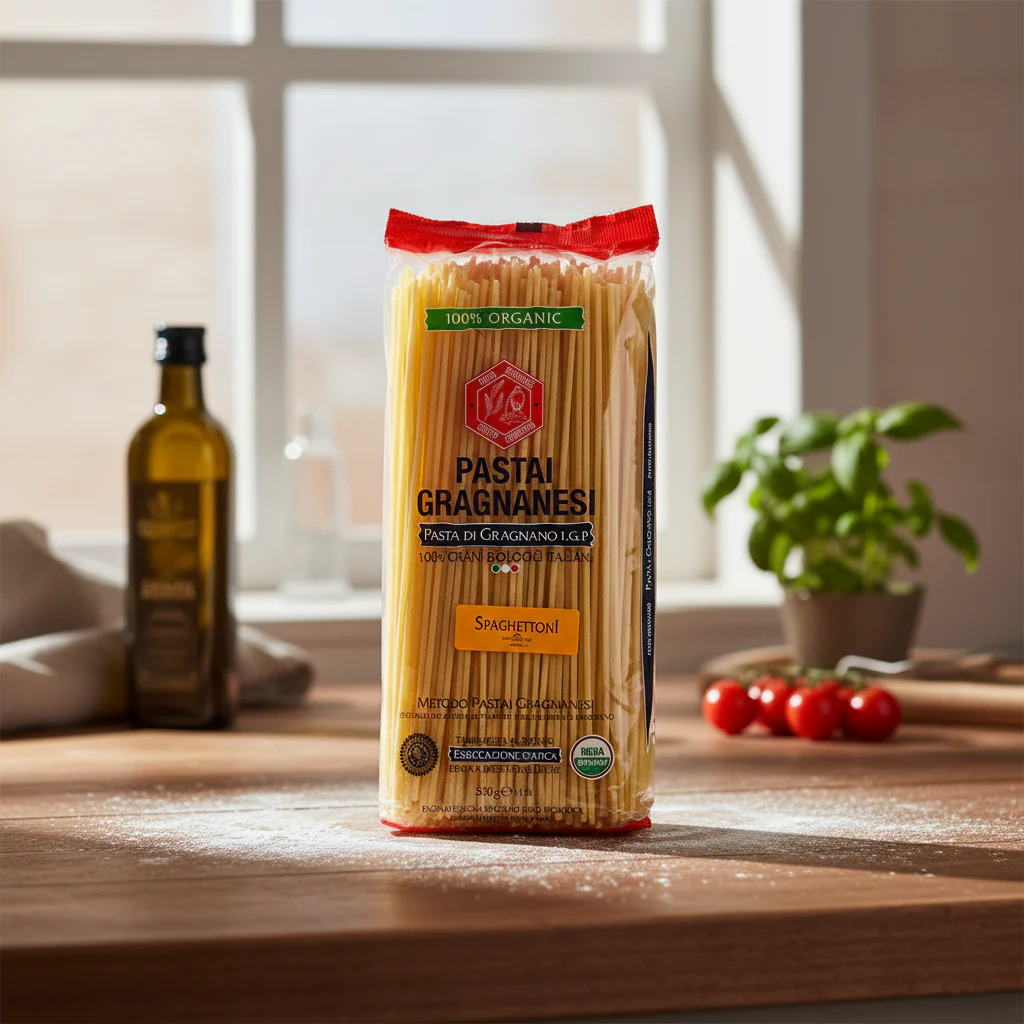 Spaghettone Pasta di Gragnano Organic IGP - Image 2