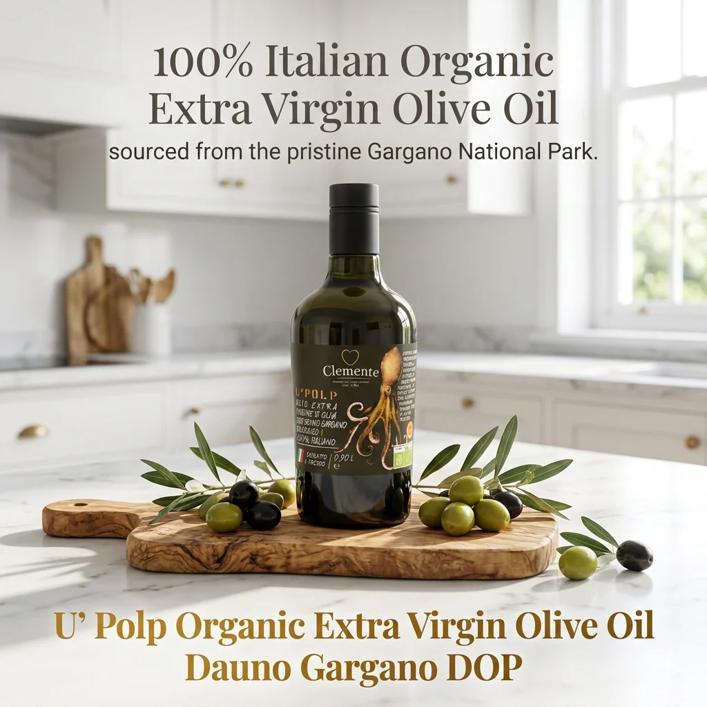 U' Polp Organic Extra Virgin Olive Oil Dauno Gargano DOP - Image 2